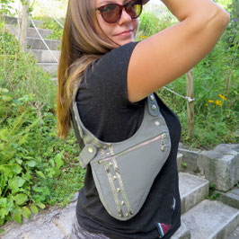 kleine Schultertasche "Hello Marylou" - aus Baumwolle