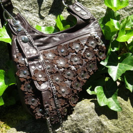 Revolverbag "Galax" – Schultertasche mit Blumen