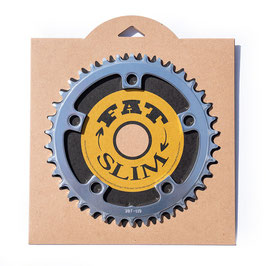 *BLUE LUG* fat slim chainring (silver)