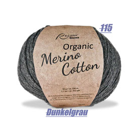 Organic Merino Cotton  LL 230m/ 50gr.  Nadelstärke 3-4.Farbe 115
