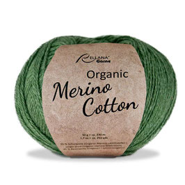 Organic Merino Cotton  LL 230m/ 50gr.  Nadelstärke 3-4. Farbe 113