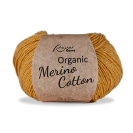Organic Merino Cotton  LL 230m/ 50gr.  Nadelstärke 3-4. Farbe 120
