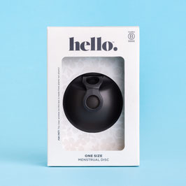 Hello Menstrual Disc BLACK - NEU/Verpackung beschädigt