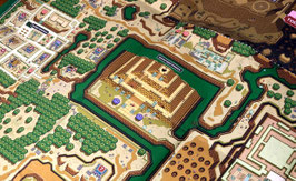 LIMITIERTES ADD-ON für Käufer der Zelda-PIXELFIBEL: Hyrule-Posterkarte