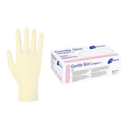 Gentle Skin® compact + Latexhandschuh für den Medizin- und Industriebereich, VE = 100 St.