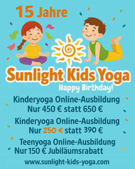 RABATTAKTIONEN: 15 Jahre Sunlight Kids Yoga