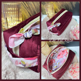 Trousse beauté velours
