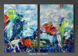 Senza limiti I+II (100x140cm)  /  No limits no. 1+2