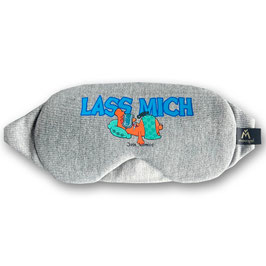 Schlafmaske "LASS MICH" Blau