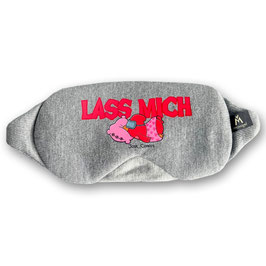 Schlafmaske "LASS MICH" Rot