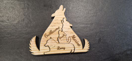 Combinaison Puzzle Famille d'Animal Décoratif
