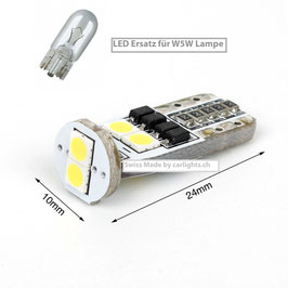 Dacia LED Standlicht W5W-T10 Swiss Made CANBUS