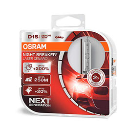 2x D1S OSRAM Xenon Brenner Xenarc Night Breaker Laser 200% mehr Helligkeit