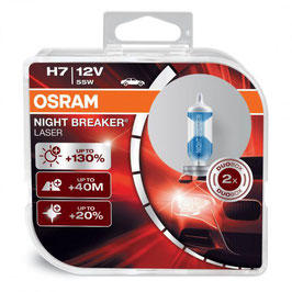 H7 OSRAM NIGHT BREAKER LASER  150% MEHR LICHT 2er Set