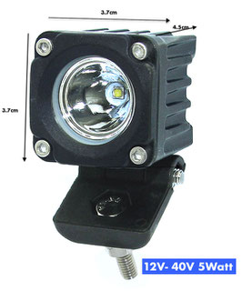 LED 5Watt Arbeitscheinwerfer 12V-40V CREE Spot