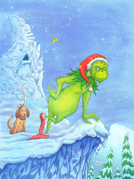 The Grinch Art Print (Framed or Unframed)