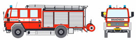Art. 4102 - FORD CARGO 1320 - LF16 "BRANDWEER" Niederlande