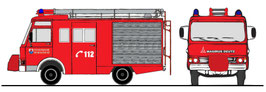 Art. 4054 - Magirus Deutz "Zeta" 90M5 - Löschgruppenfahrzeug LF8