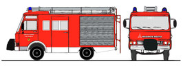Art. 4057 - Magirus Deutz "Zeta" 90M5 - Löschgruppenfahrzeug LF8