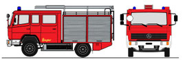 Art. 4070 - Mercedes Benz 917 AF - LF 8/6
