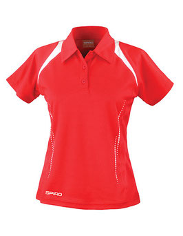 RS Damen Poloshirt (Rot/Weiß)