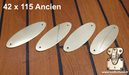 42 x 115 mm - Equerre de malle laiton massif
