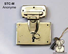 STC-M Anonyme - Serrure malle et valise laiton massif