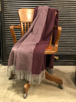 blanket merino wool "red wine"