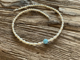 Collier "White Pearl"