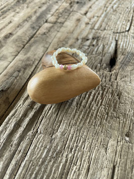 Ring "kleine Perle & Turmalin"