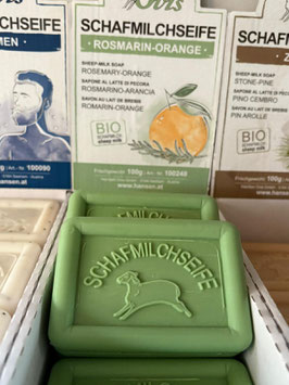 Schapenmelkzeep Rozemarijn & Sinaasappel 100 gr