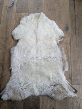 Schapenvacht – Wit Beige Bruin Gemêleerd Maat L