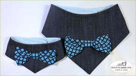 Halstuch mit Klettverschluss "Modell Mascherl blau"