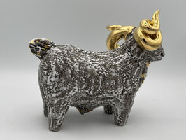 Widder kl. gold, Länge19,5cm, Höhe 15,5cm