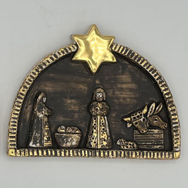 Krippenbild kl. zum Hängen, 13,2cm breit, 10,3cm hoch