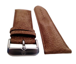 Brown Vintage Buffalo Leather Strap for Automatic Takeover