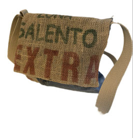 Handtasche Jeans-Jute