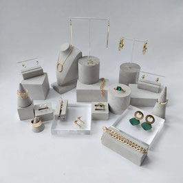 Unique Jewellery Display Prop Set of 21 Stands, H02