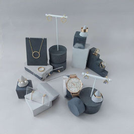 Unique Jewellery Display Set of 18 Stands, photo prop risers, A05