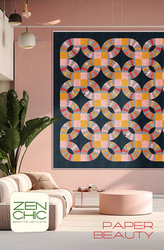PDF-Nähanleitung für den Quilt "Paper Beauty" von Zen Chic