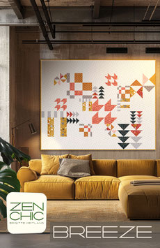 PDF-Nähanleitung für den Quilt "Breeze" von Zen Chic