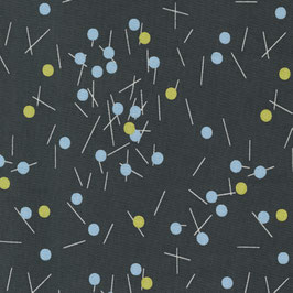 Bluish, Pins and Buttons, Charcoal