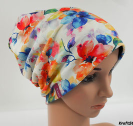 Chemo Kopfbedeckung frische Blumen
