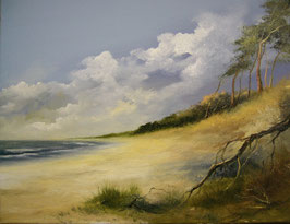 Kunstpostkarte "Am Weststrand"