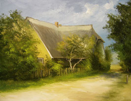 Kunstpostkarte "Am Strom"