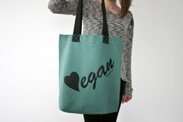 denkefair Tragetasche 'VEGAN'