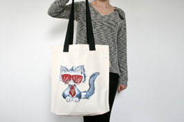 Vegane Tragetasche 'TOO COOL TO ROAR'