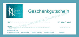 Gutschein für Malstunde