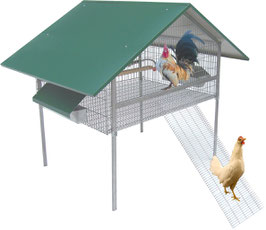GALLINERO PREFABRICADO METAL GRANDE REF GAL-007