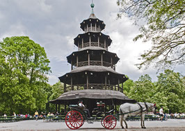 Postkarte: Chinesischer Turm